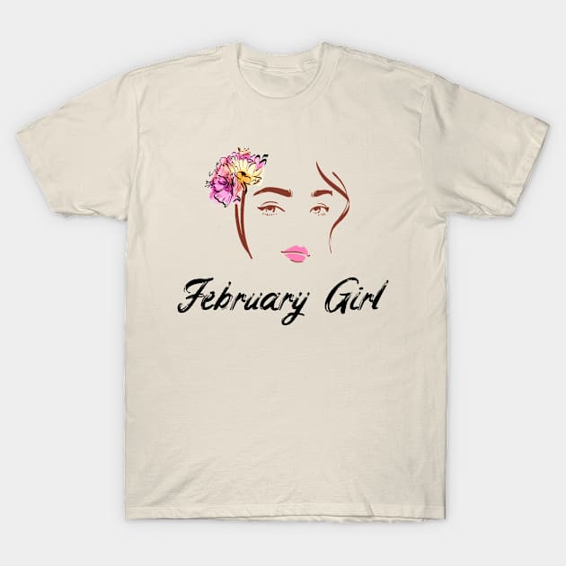 february girl T-Shirt by D_creations